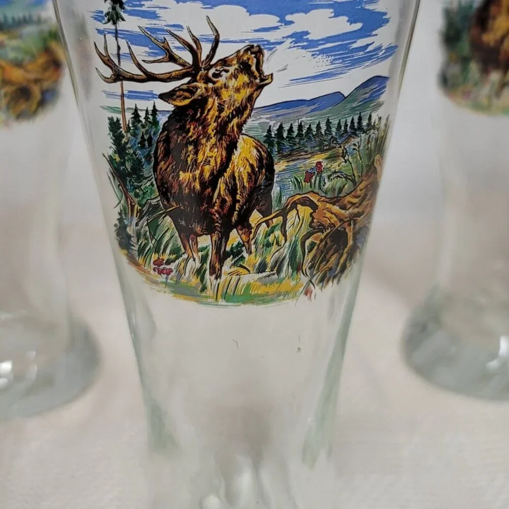 Vintage German Volksmarch Glass Beer Mug with Gold Rim - WF Schonau 1991- 1glass